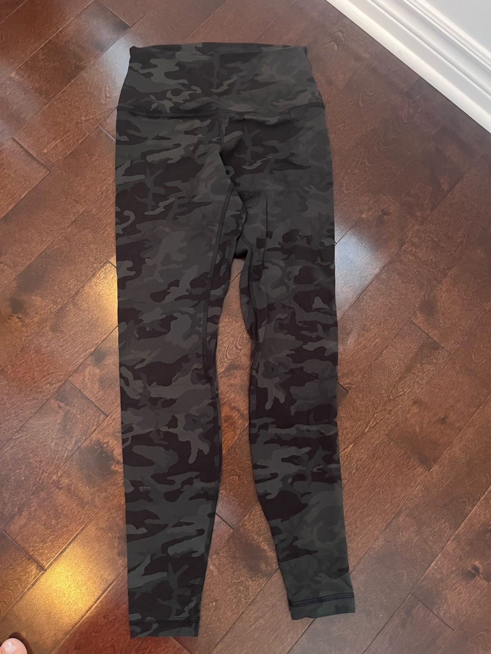 lululemon athletica Dark Green & Black Camo High-Rise Leggings